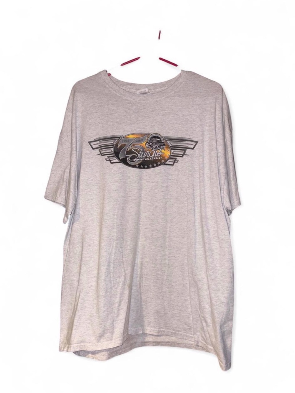 Gildan Light Gray Graphic Short Sleeve Tee